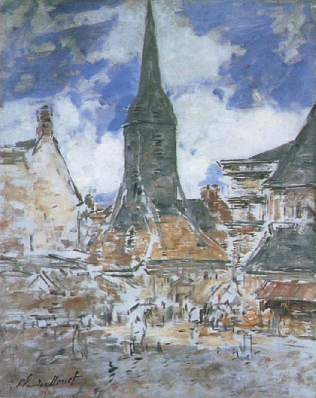 Claude Monet The Bell-Tower of Saint-Catherine at Honfleur